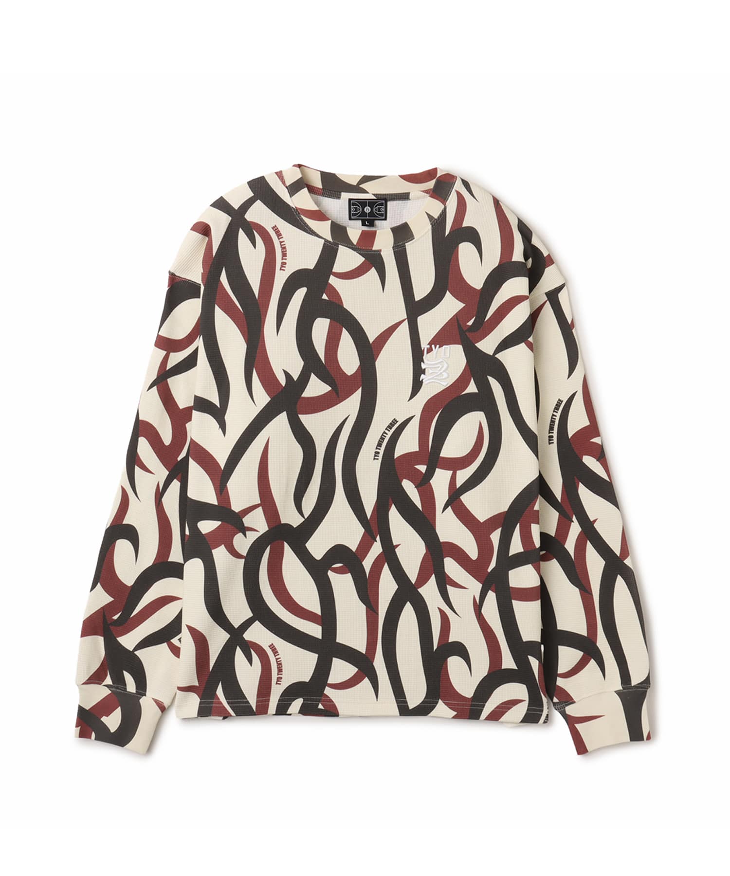 TOKYO23 Embroidery Logo Thermal LS T-shirt CAMOUFLAGEのメイン画像