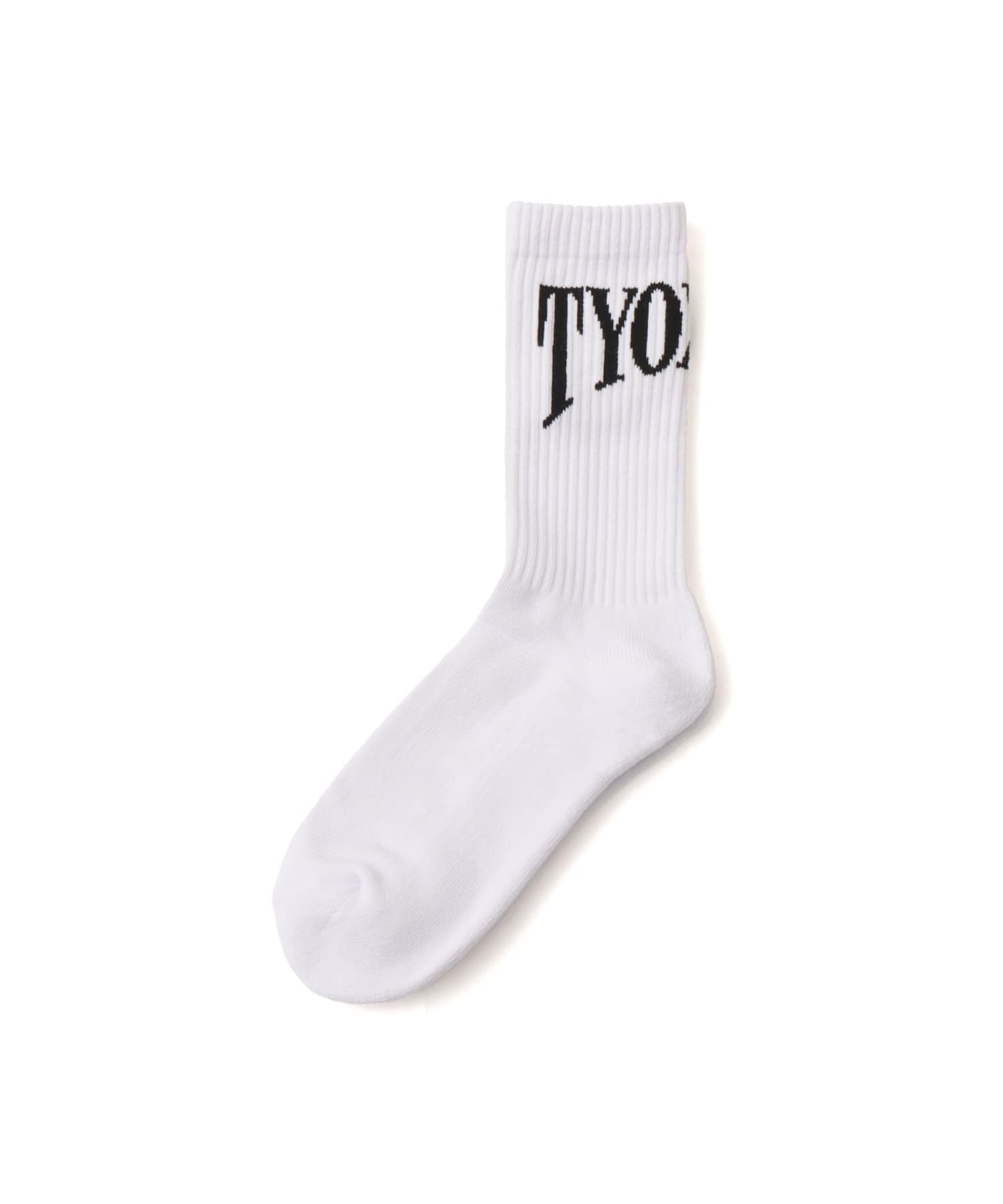 TOKYO 23 Arch Logo Socks WHITEのメイン画像