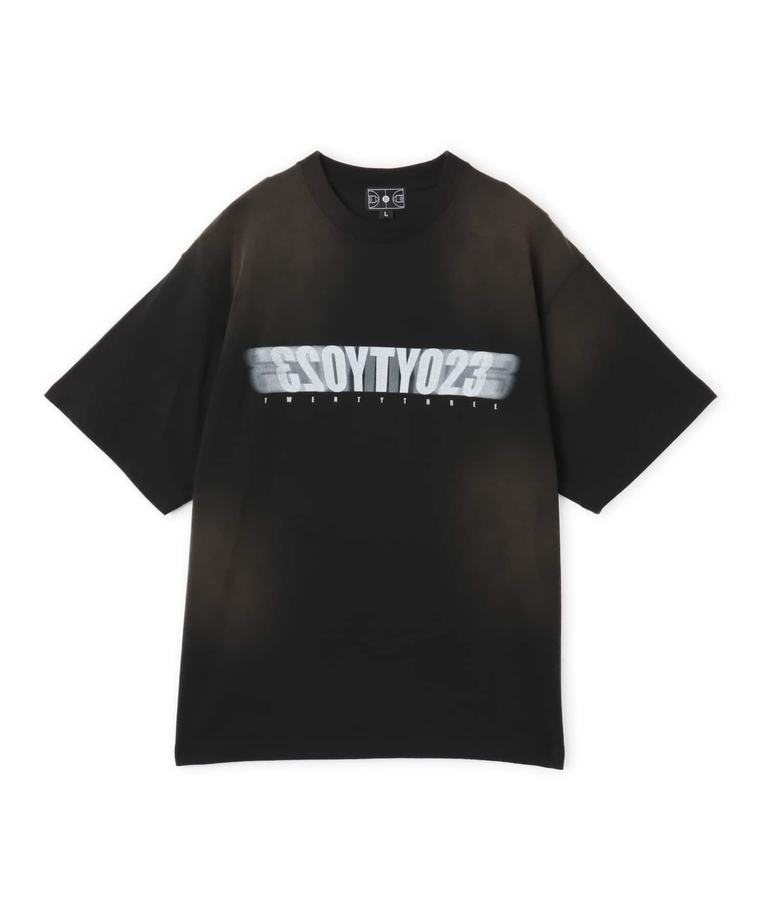 TOKYO 23 Motion Logo T-shirt BLACKのメイン画像