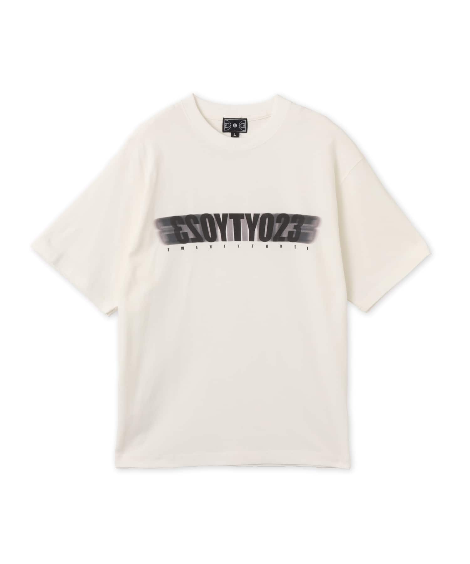 TOKYO 23 Motion Logo T-shirt WHITEのメイン画像