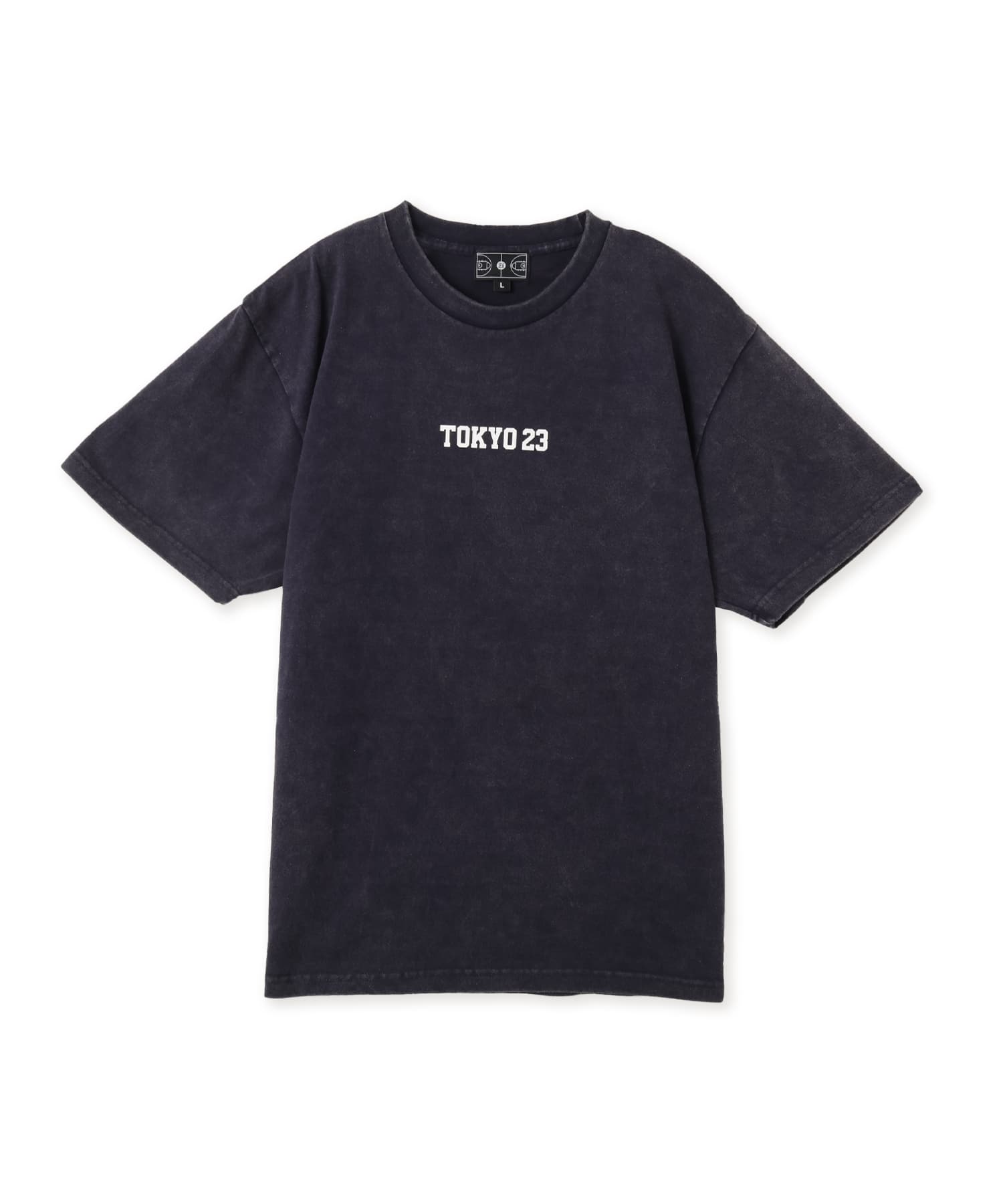 TOKYO 23 Over-dyed Full Court T-shirt DARK NAVYのメイン画像
