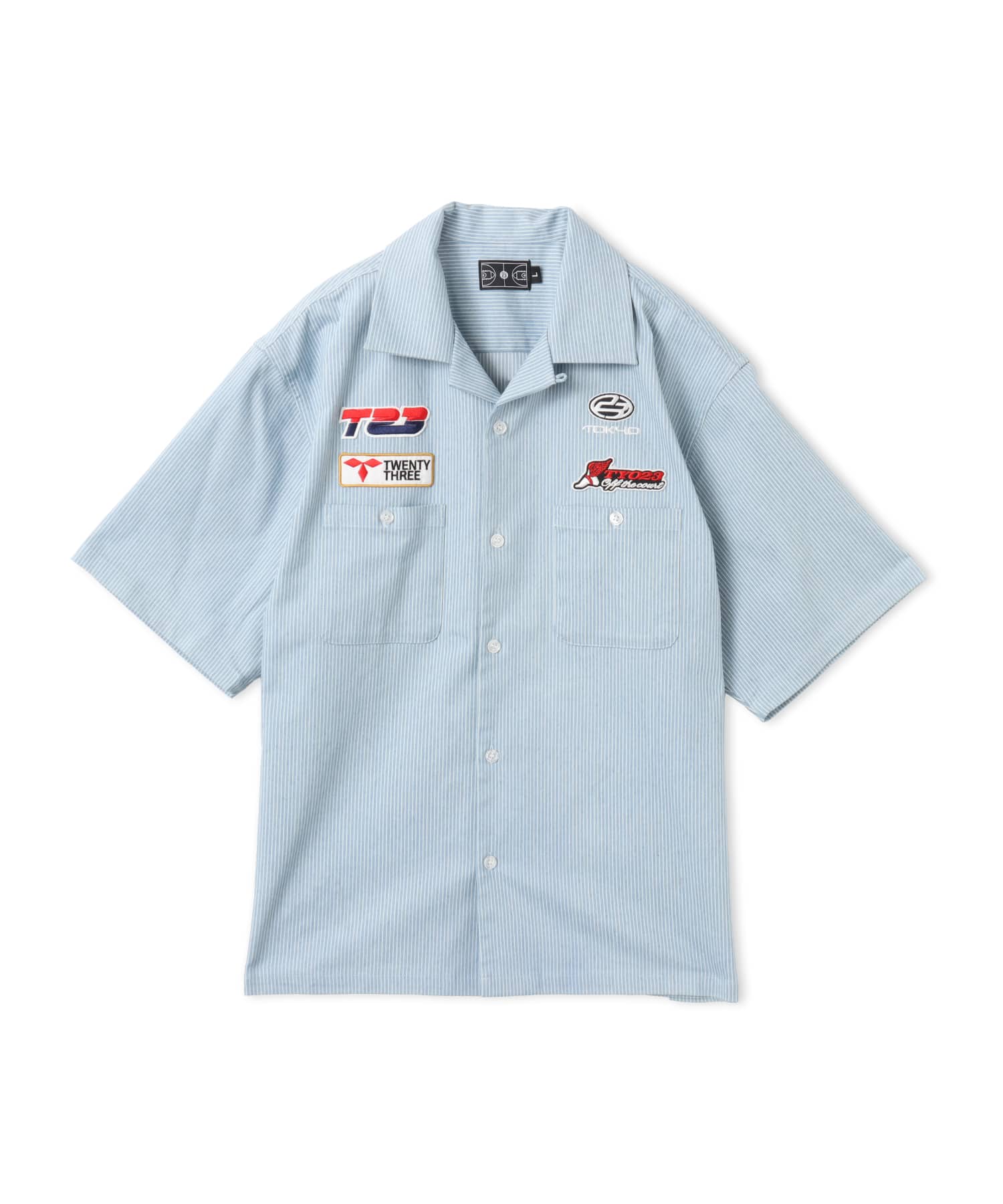TOKYO 23 Racing Open Collar Shirt SAXのメイン画像