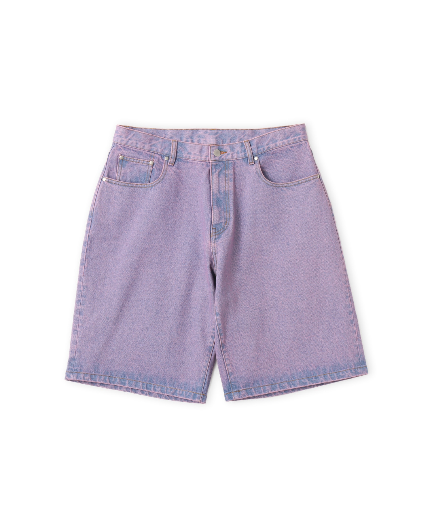 TOKYO 23 Baggy Denim Short Pants PINKのメイン画像