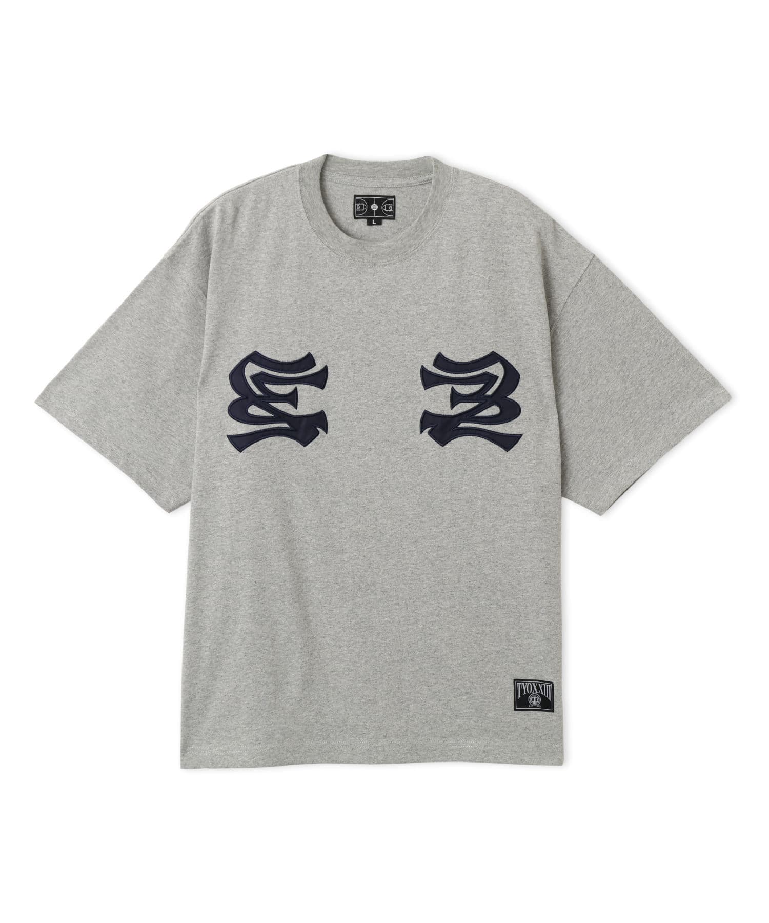 TOKYO23 Sleeve Line Patch Logo T-shirt GRAYのメイン画像