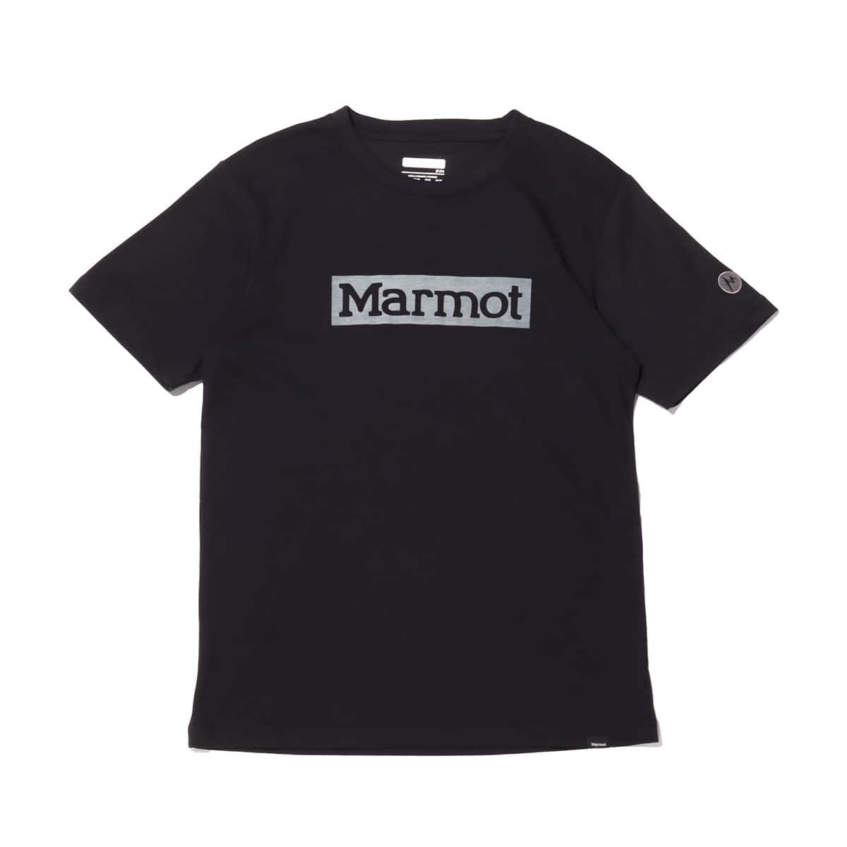 Marmot SQUARE LOGO H/S CREW BLACK 20SP-Iのメイン画像
