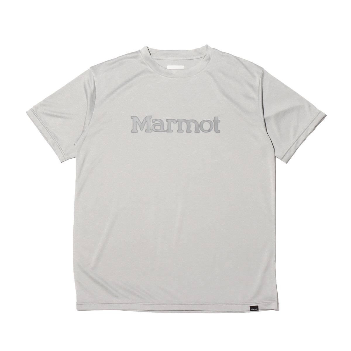 Marmot LOGO H/S CREW GRAY 20SP-Iのメイン画像