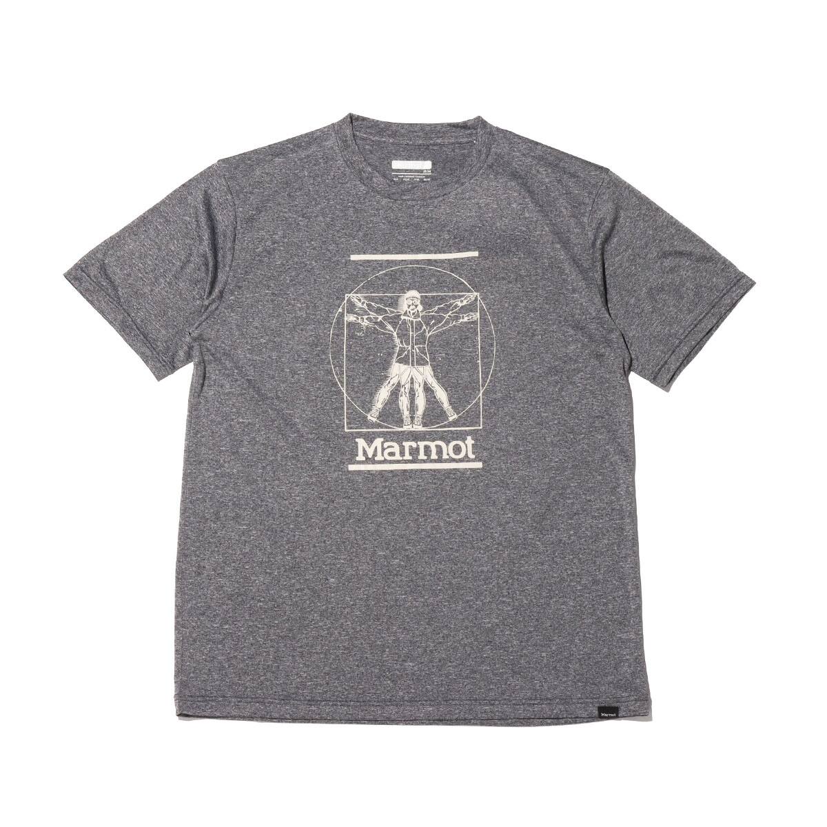 Marmot ANGEL WING H/S CREW GRAY 20SP-Iのメイン画像