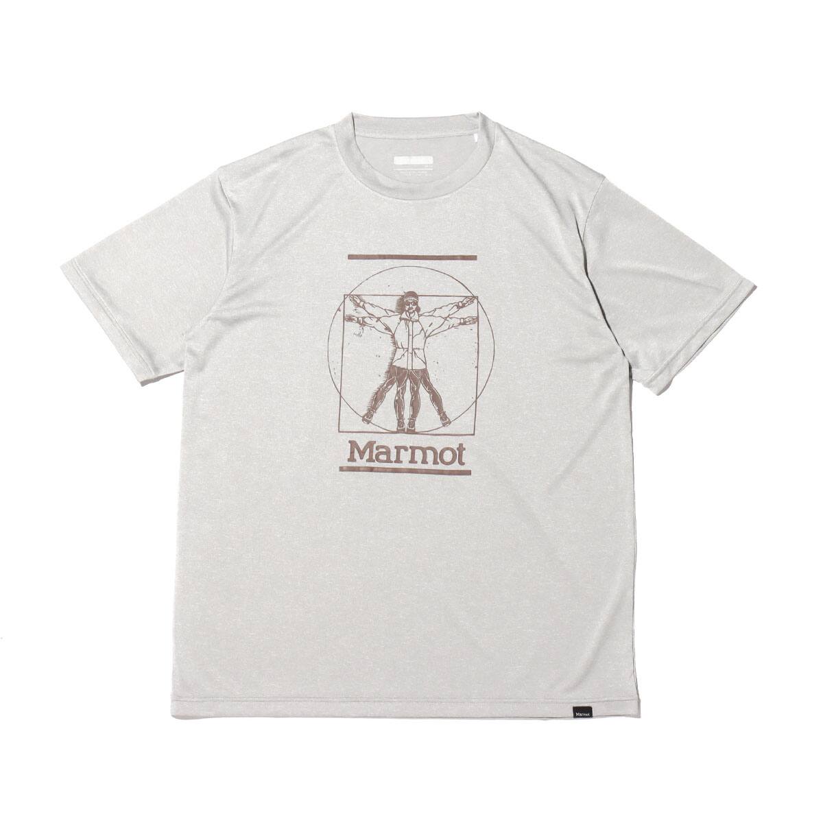 Marmot ANGEL WING H/S CREW GRAY 20SP-Iのメイン画像
