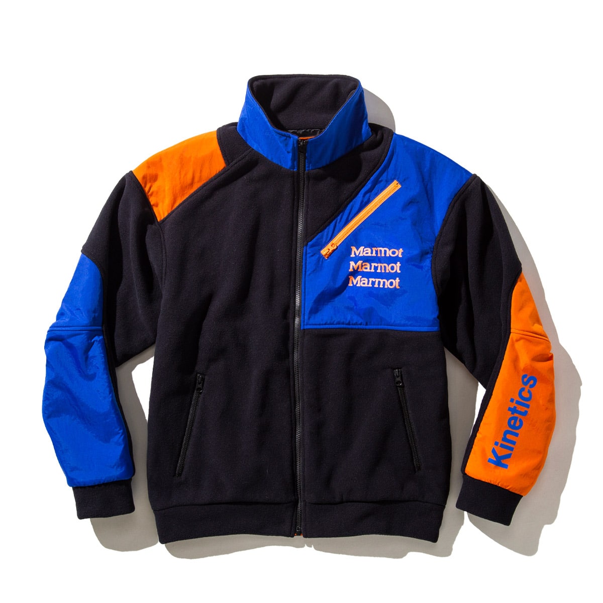 Marmot x Kinetics 90 Fleece Jacket BLACK /BLUE 21FW-I