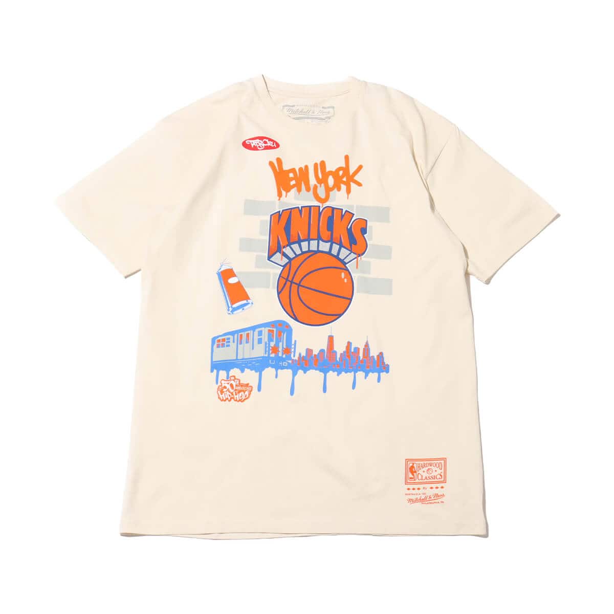 Mitchell & Ness TATS CRU CITY TEE NYK CREAM 23FW-Iのメイン画像