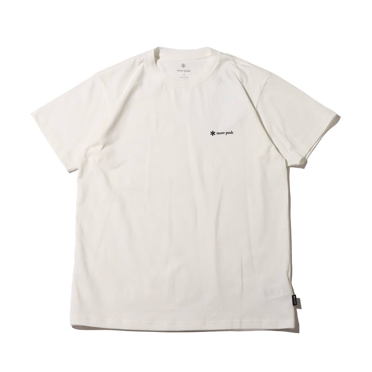 snow peak SP Logo T shirt White 23SP-Iのメイン画像