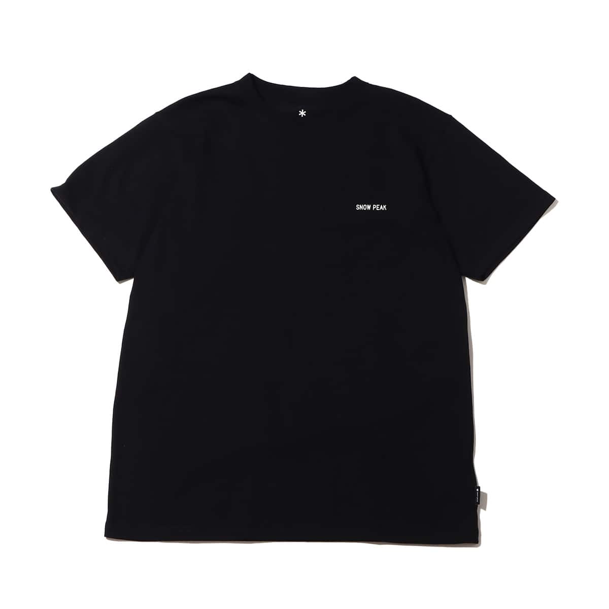 snow peak ROPEWORK T shirt Black 23SP-I