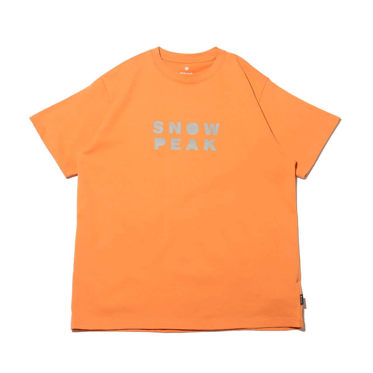 snow peak SNOWPEAKER T-Shirt CAMPER Orange