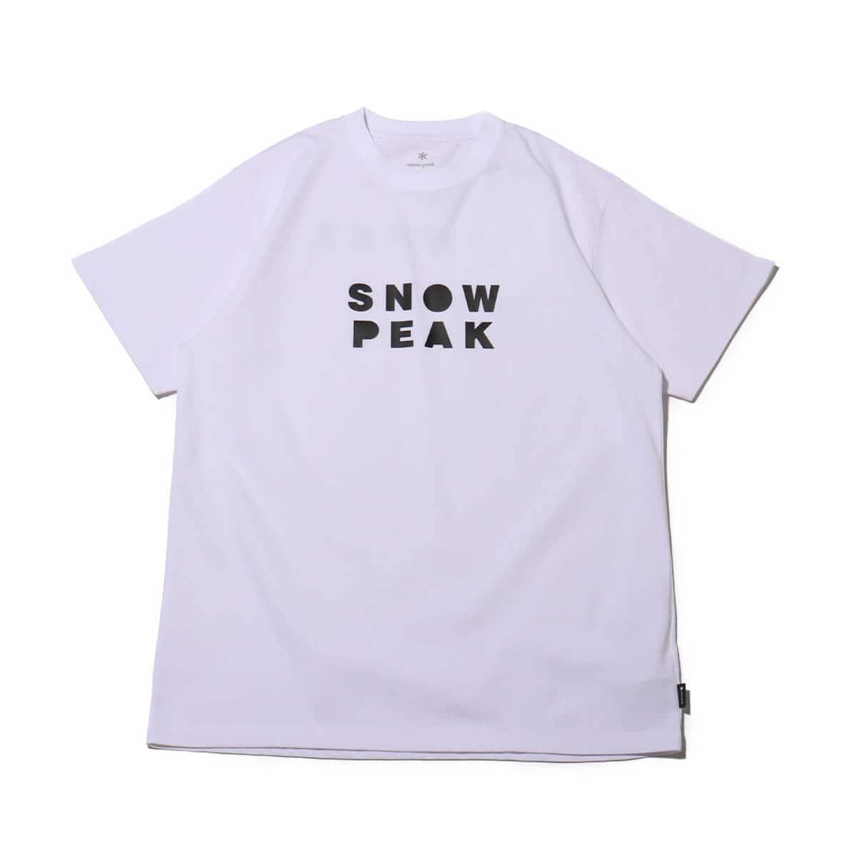 snow peak SNOWPEAKER T-Shirt CAMPER White