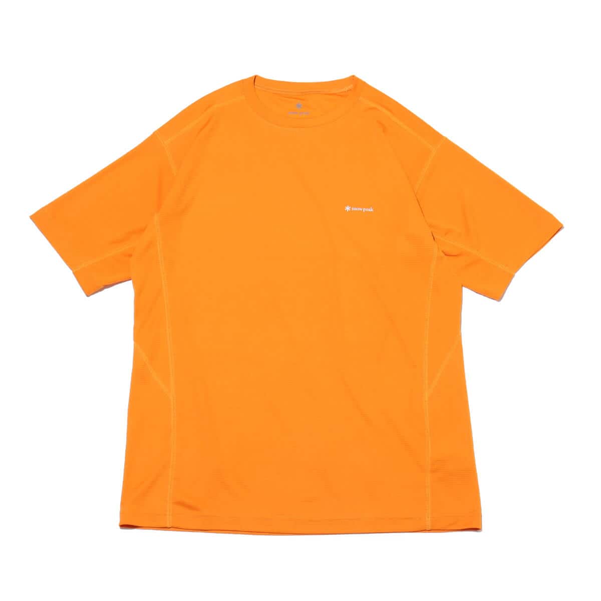 snow peak Pe Power Dry Short Sleeve T-Shirt Orange 24SP-Iのメイン画像