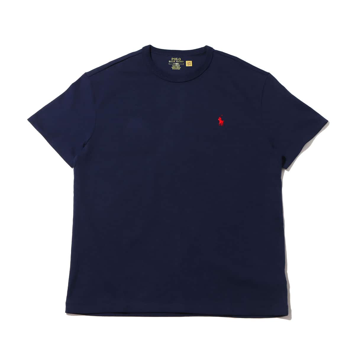 POLO RALPH LAUREN CLASSIC FIT HEAVY WEIGHT T-SHIRT NEWPORT NAVY/C3870 22SS-I_photo_large