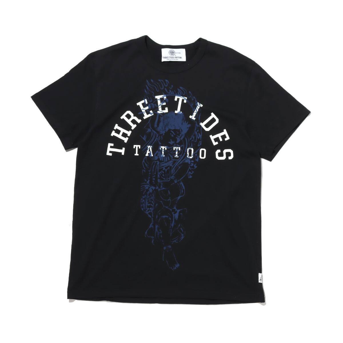THREE TIDES TATTOO 3T TEAM LOGO ZOGG T BLACK 20HO-Iのメイン画像