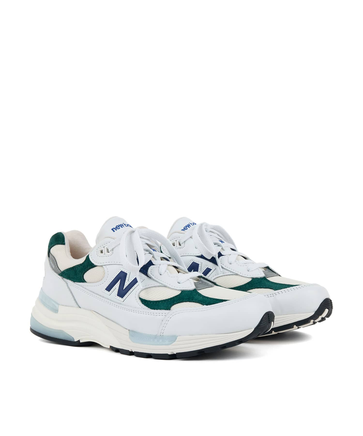 New Balance U992GB WHITE/GREENのメイン画像