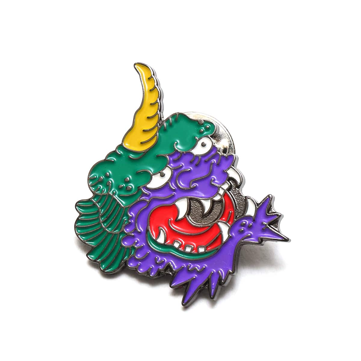 UBIQ IREZUMI PINS THREE TIDES TATTOO  KIMENCHIRASHI (IKKAKU PURPLE) Designed by GANJIのメイン画像
