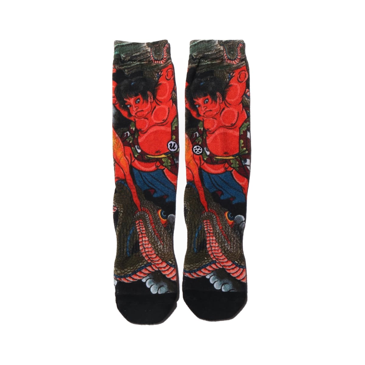 UBIQ “IREZUMI” SOCKS Bueimouyukagami Designed by Ukiyoemon BLACK 20SP-Iのメイン画像