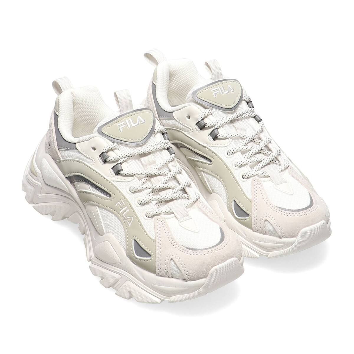 FILA INTERATION LIGHT BRIGHT WHITE/SILVER フィラ イントレーションライト