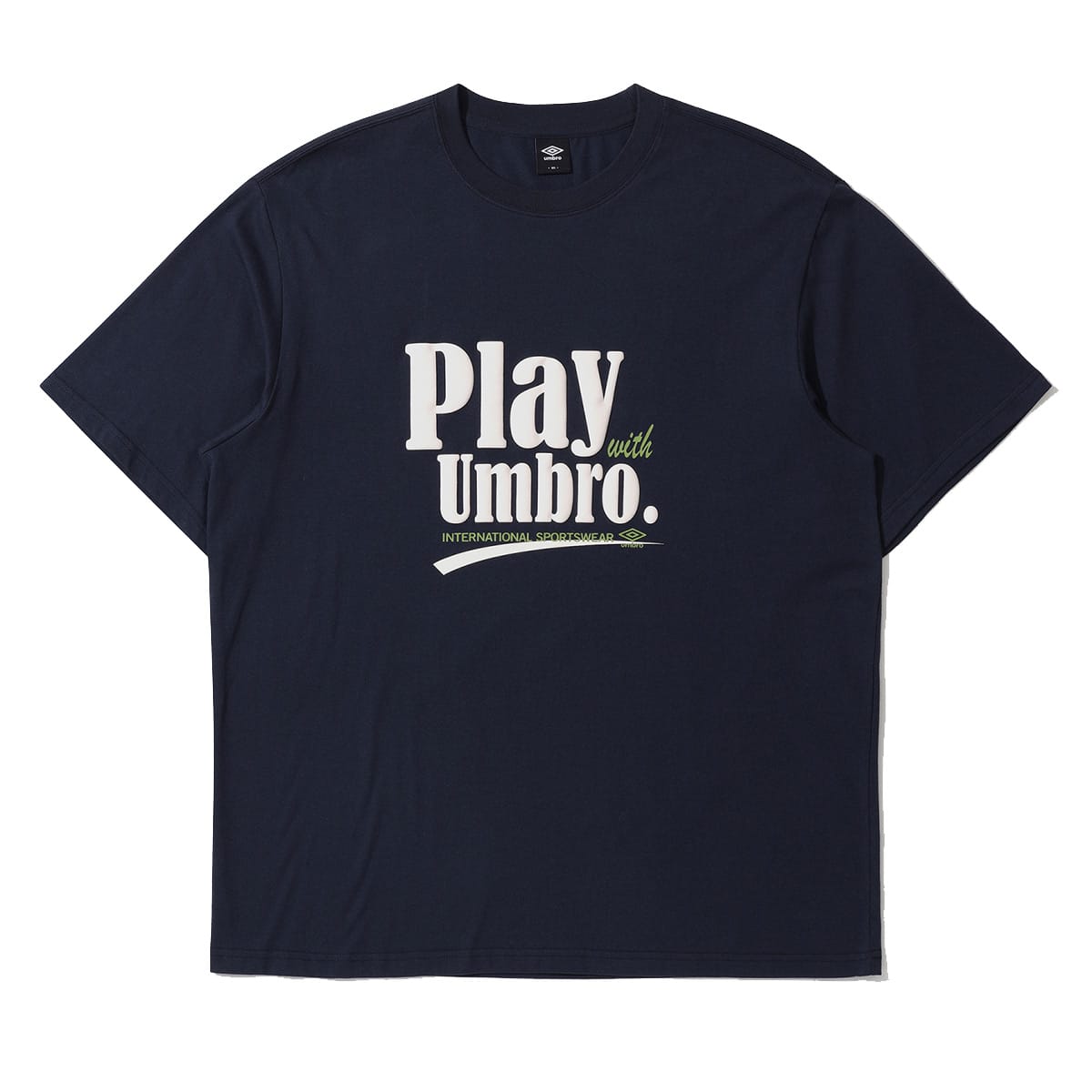UMBRO SHORT SLEEVE SHIRT NAVY 23SU-Sのメイン画像
