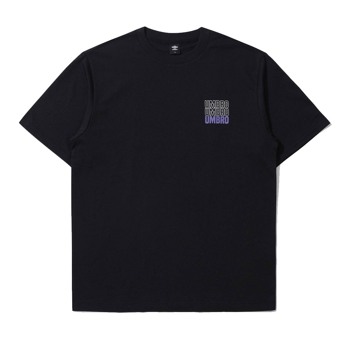 UMBRO SHORT SLEEVE SHIRT BLACK 23SU-Sのメイン画像