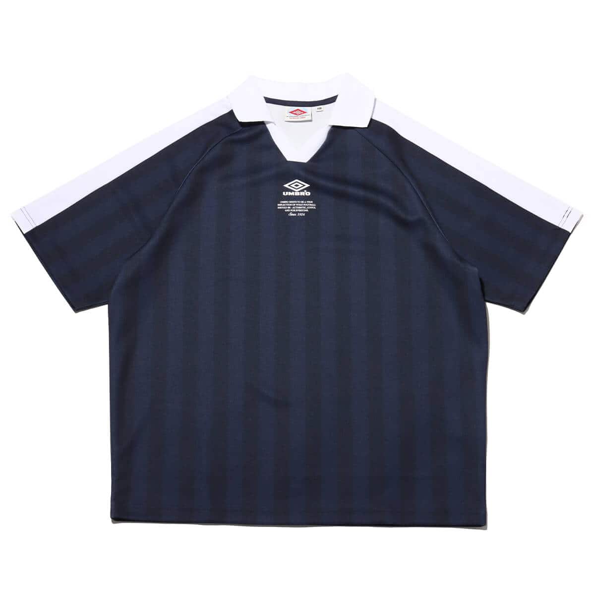 UMBRO SHORT SLEEVE SHIRT ネイビー のメイン画像