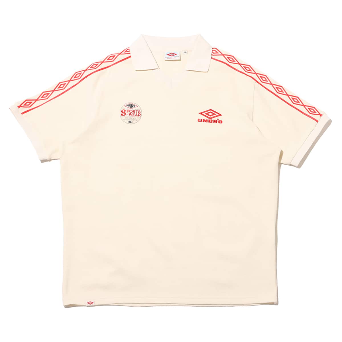 UMBRO WAFFLE FABRIC SHORT SLEEVE SHIRT CREAM のメイン画像