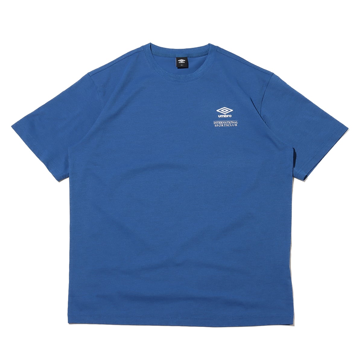 UMBRO BACK LETTERING SHORT SLEEVE SHIRT BLUE のメイン画像