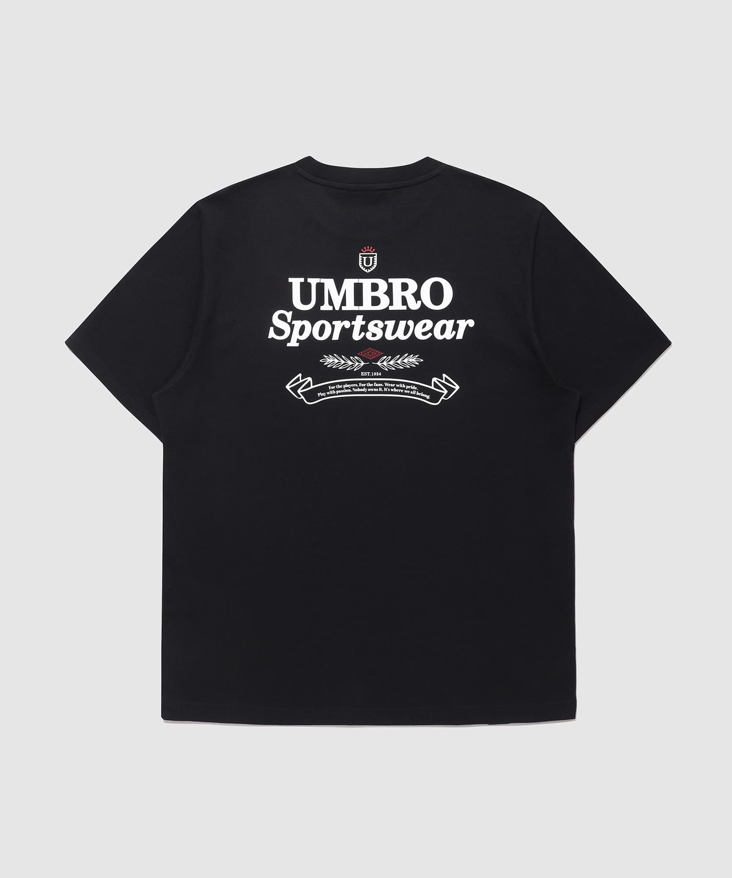 UMBRO 【KOREA COLLECTION】HBL CASUAL ARCHIVE ARTWORK SHORTS SLEEVE T-SHIRTS ブラックのメイン画像