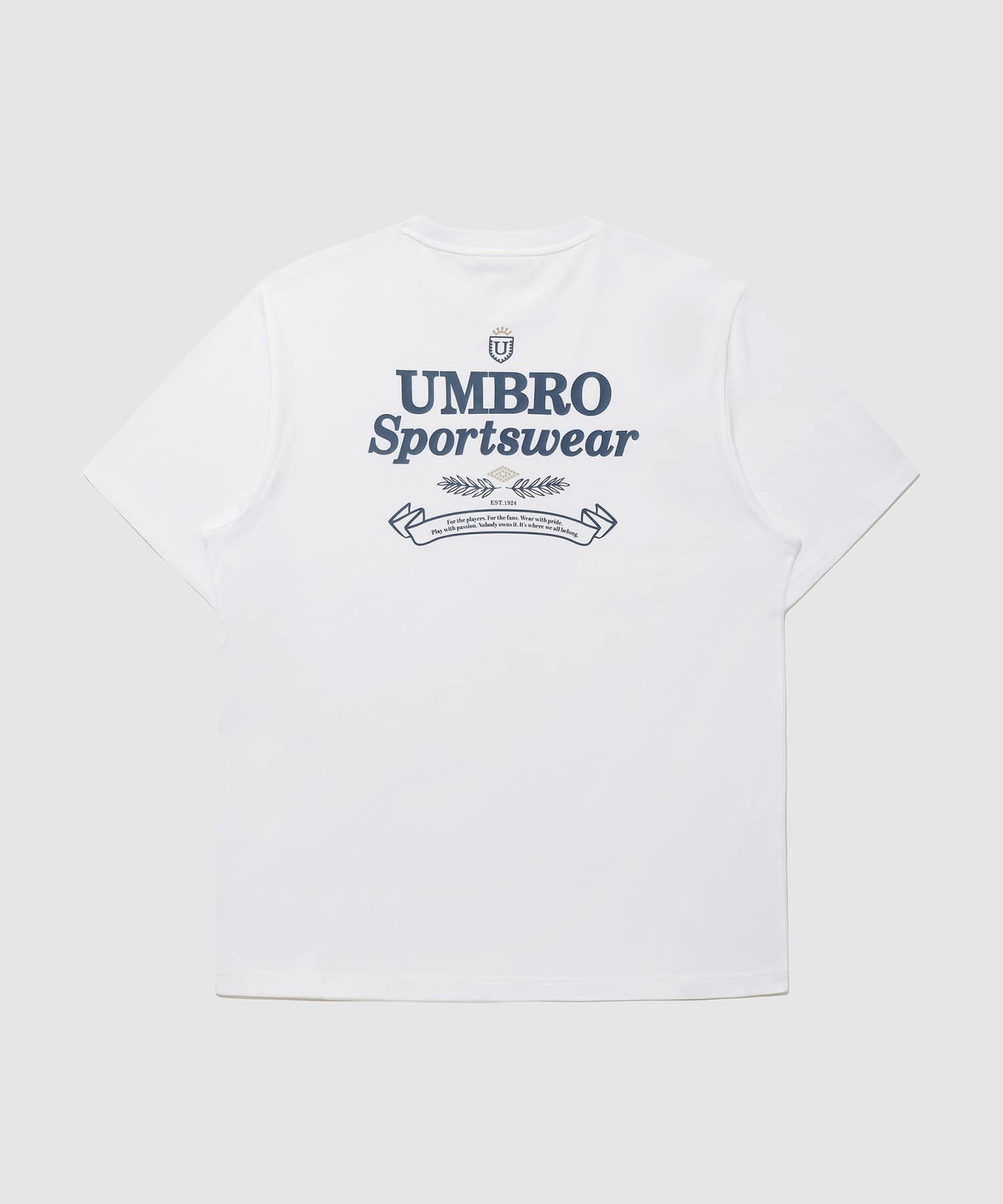 UMBRO 【KOREA COLLECTION】HBL CASUAL ARCHIVE ARTWORK SHORTS SLEEVE T-SHIRTS ホワイトのメイン画像