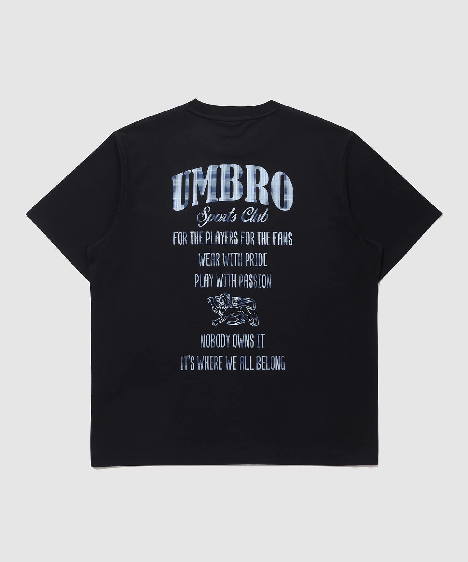 UMBRO 【KOREA COLLECTION】OMBRE SHORTS SLEEVE T-SHIRTS ブラックのメイン画像