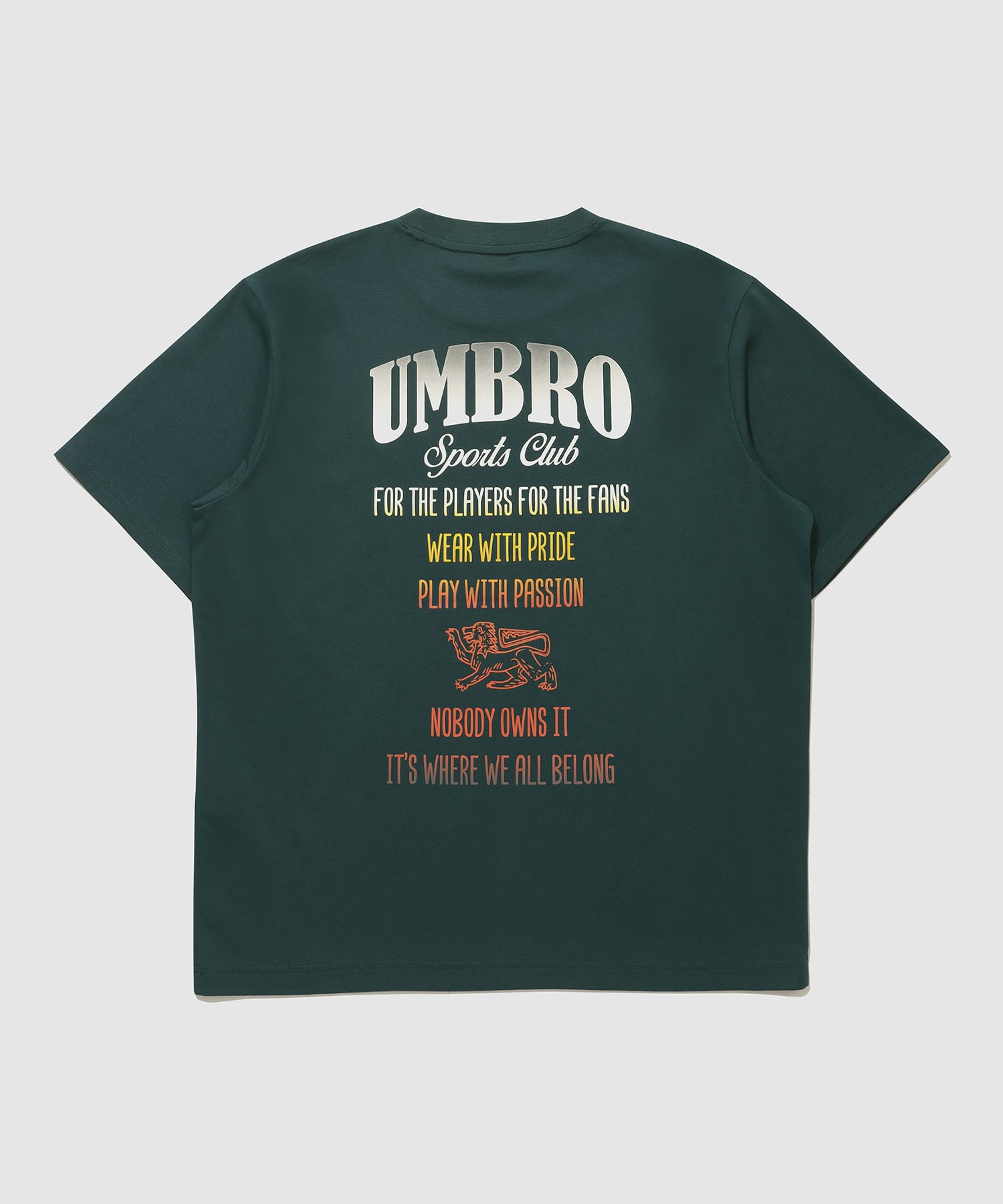 UMBRO 【KOREA COLLECTION】OMBRE SHORTS SLEEVE T-SHIRTS グリーンのメイン画像