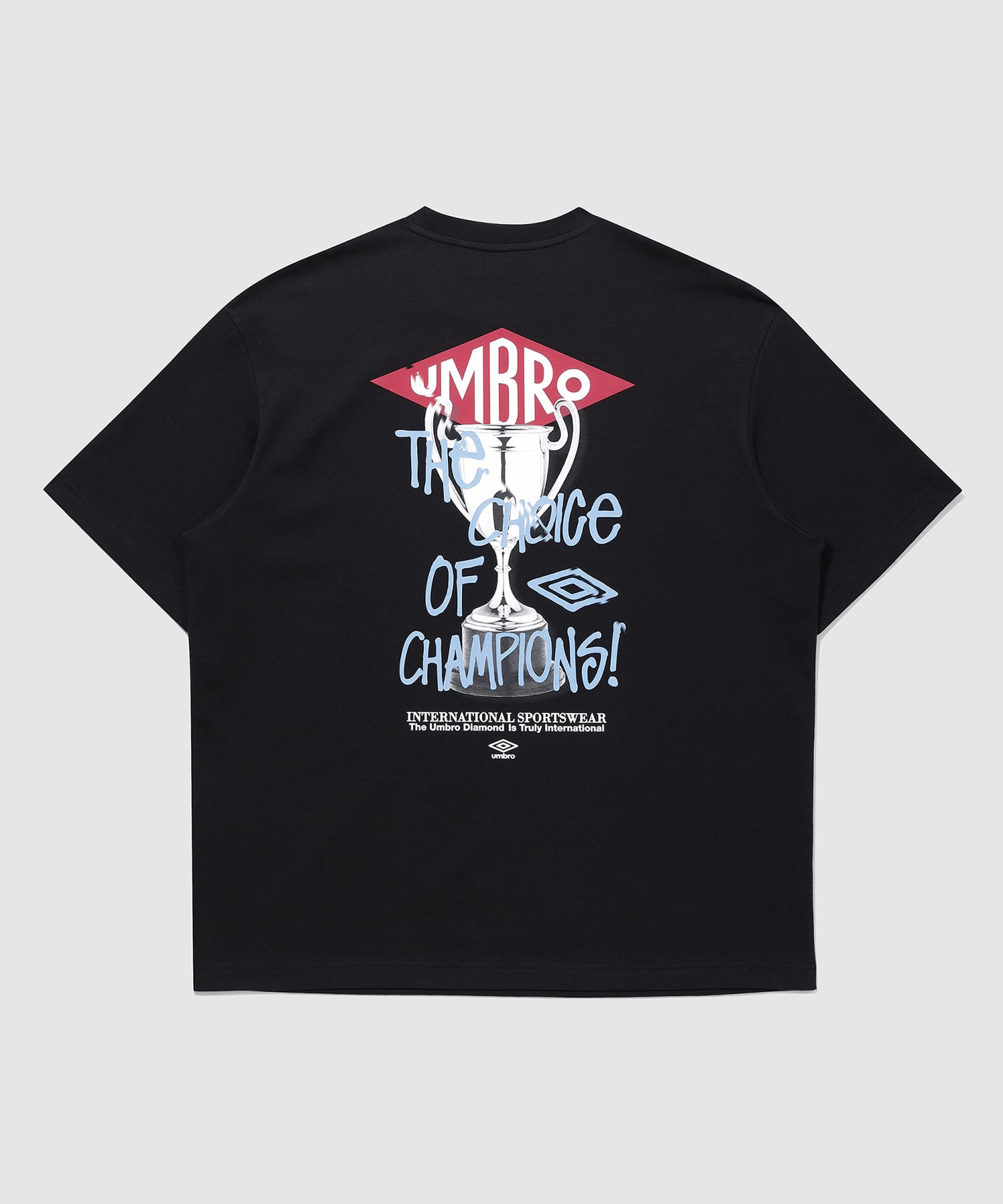 UMBRO 【KOREA COLLECTION】TROPHY SHORTS SLEEVE T-SHIRTS ブラックのメイン画像