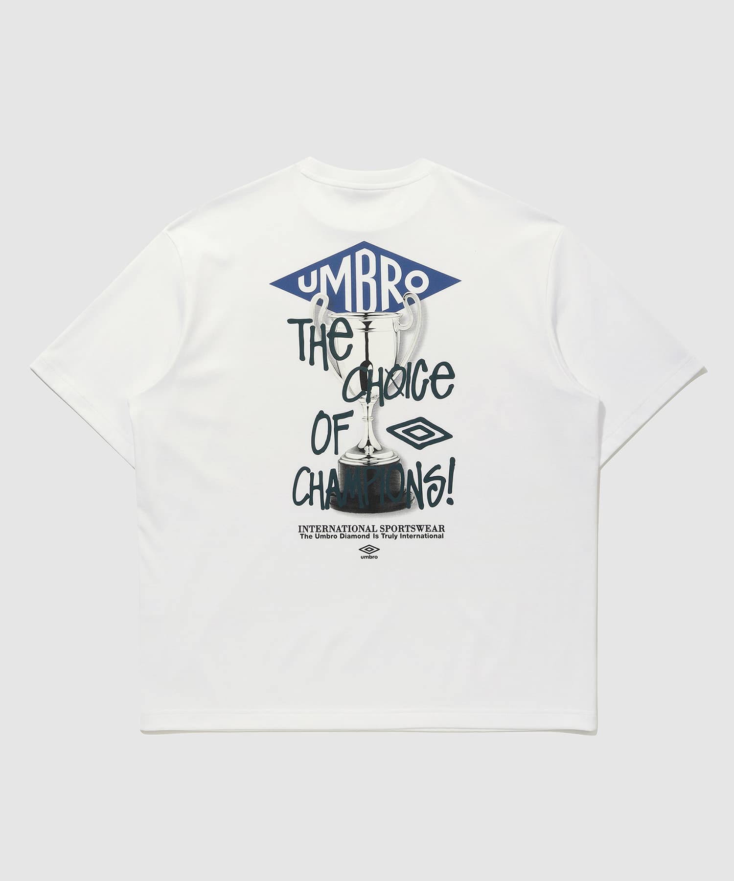 UMBRO 【KOREA COLLECTION】TROPHY SHORTS SLEEVE T-SHIRTS ホワイトのメイン画像