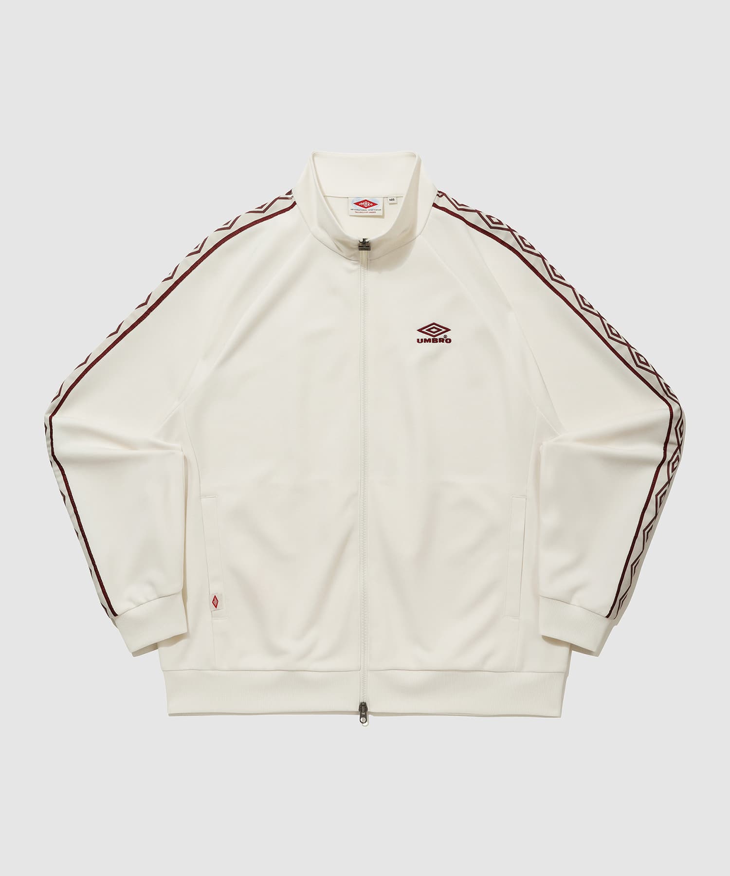 UMBRO 【KOREA COLLECTION】HBL OG STAND-NECK TRACKJACKET ホワイトのメイン画像