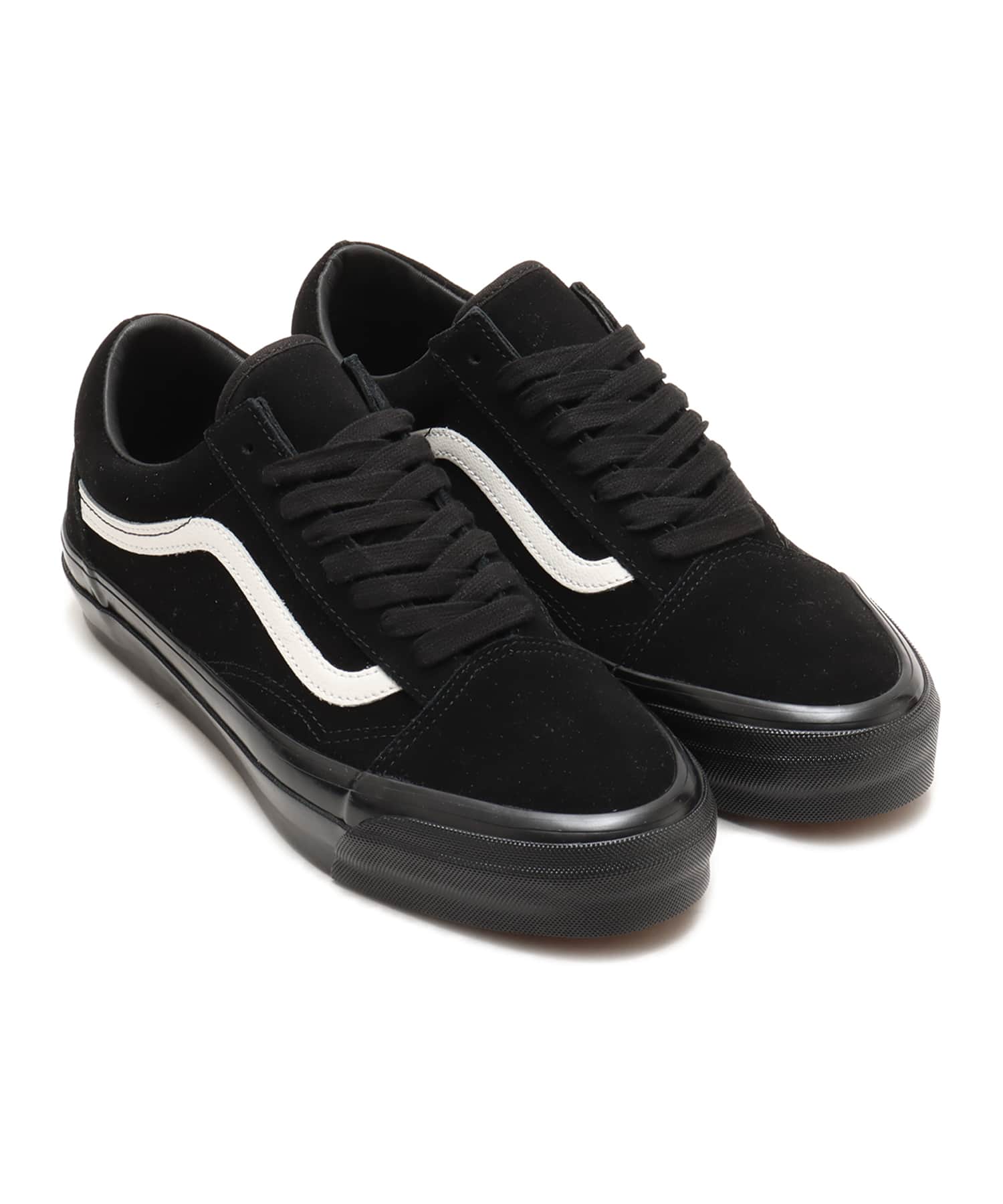 VANS LX Old Skool SUEDE BLACK/BLACK/WHITEのメイン画像