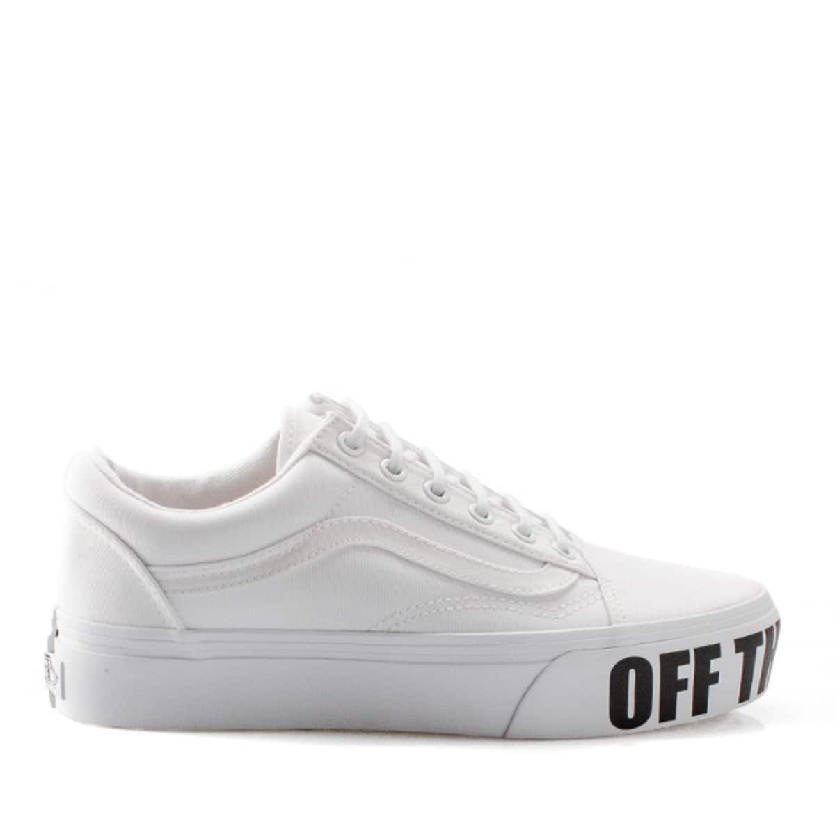 off white platform vans