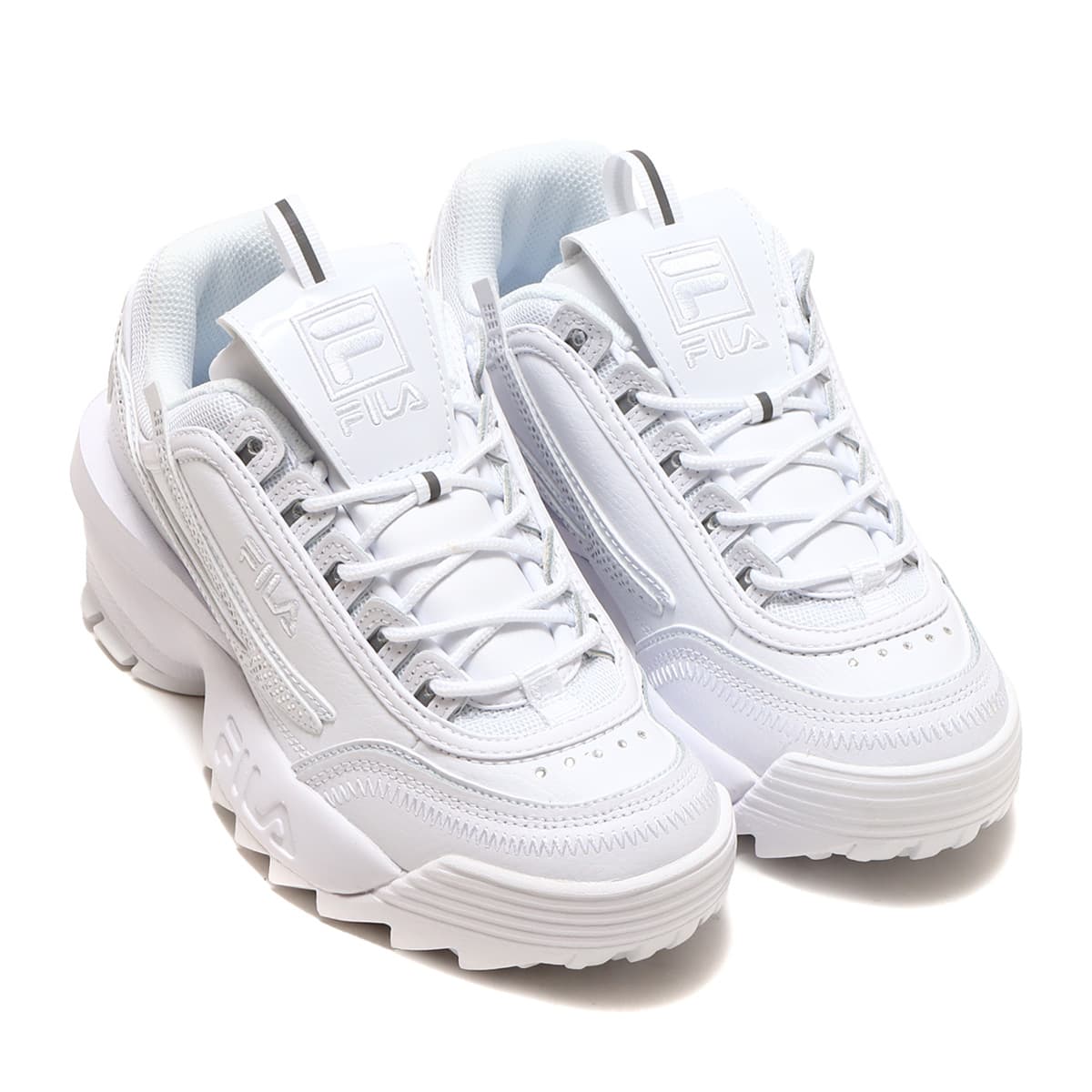 FILA DISRUPTOR II EXP CRYSTALS White /White /Metallic Silver 22FW-I