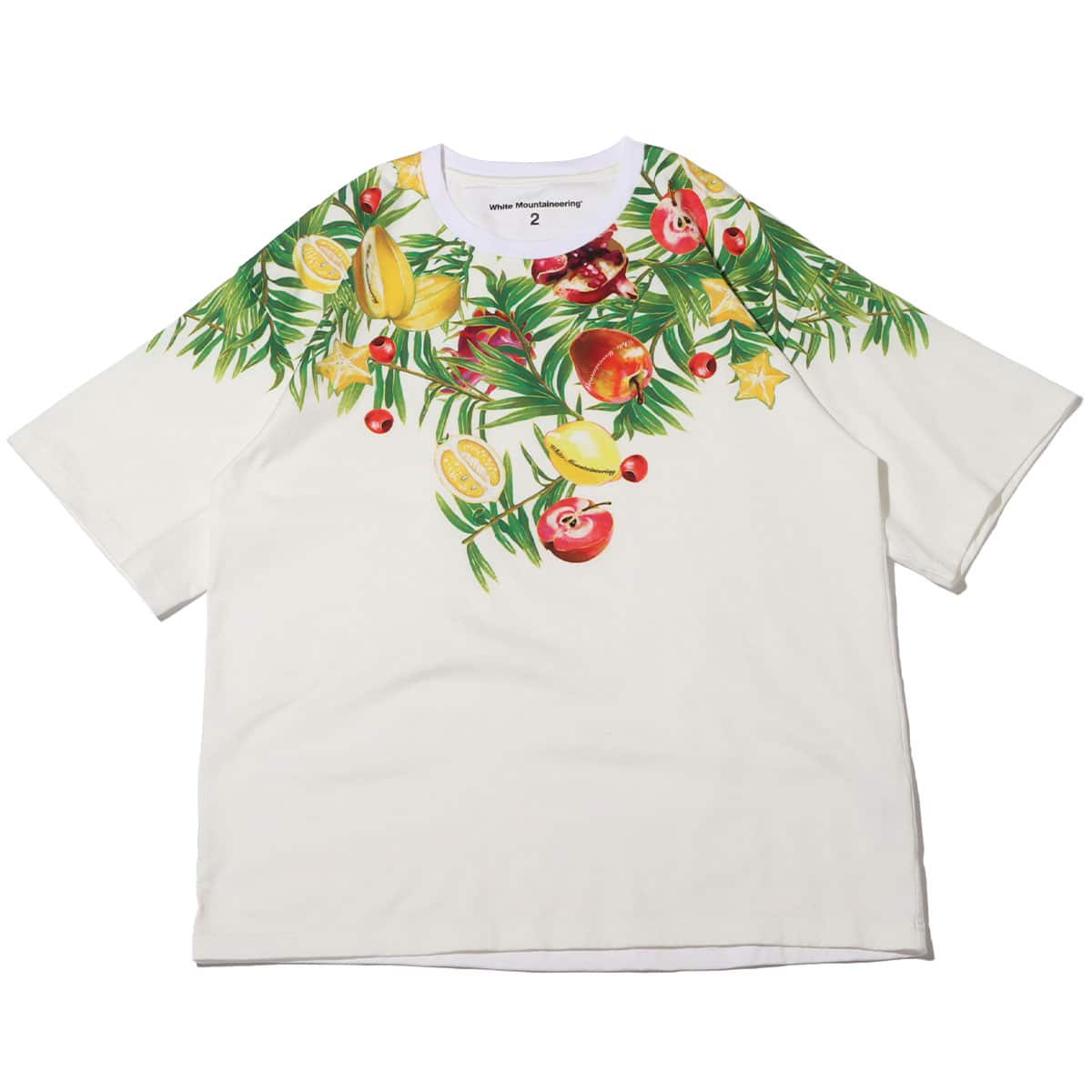 WHITE MOUNTAINEERING FRUITS PRINTED T-SHIRT WHITE 22SP-I