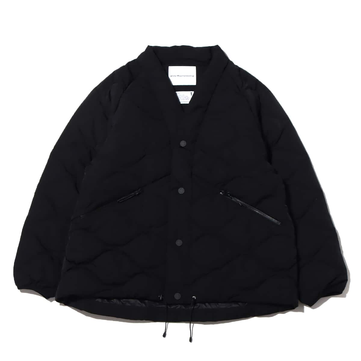 WHITE MOUNTAINEERING × TAION QUILTED HANTEN BLACK 22FA-I