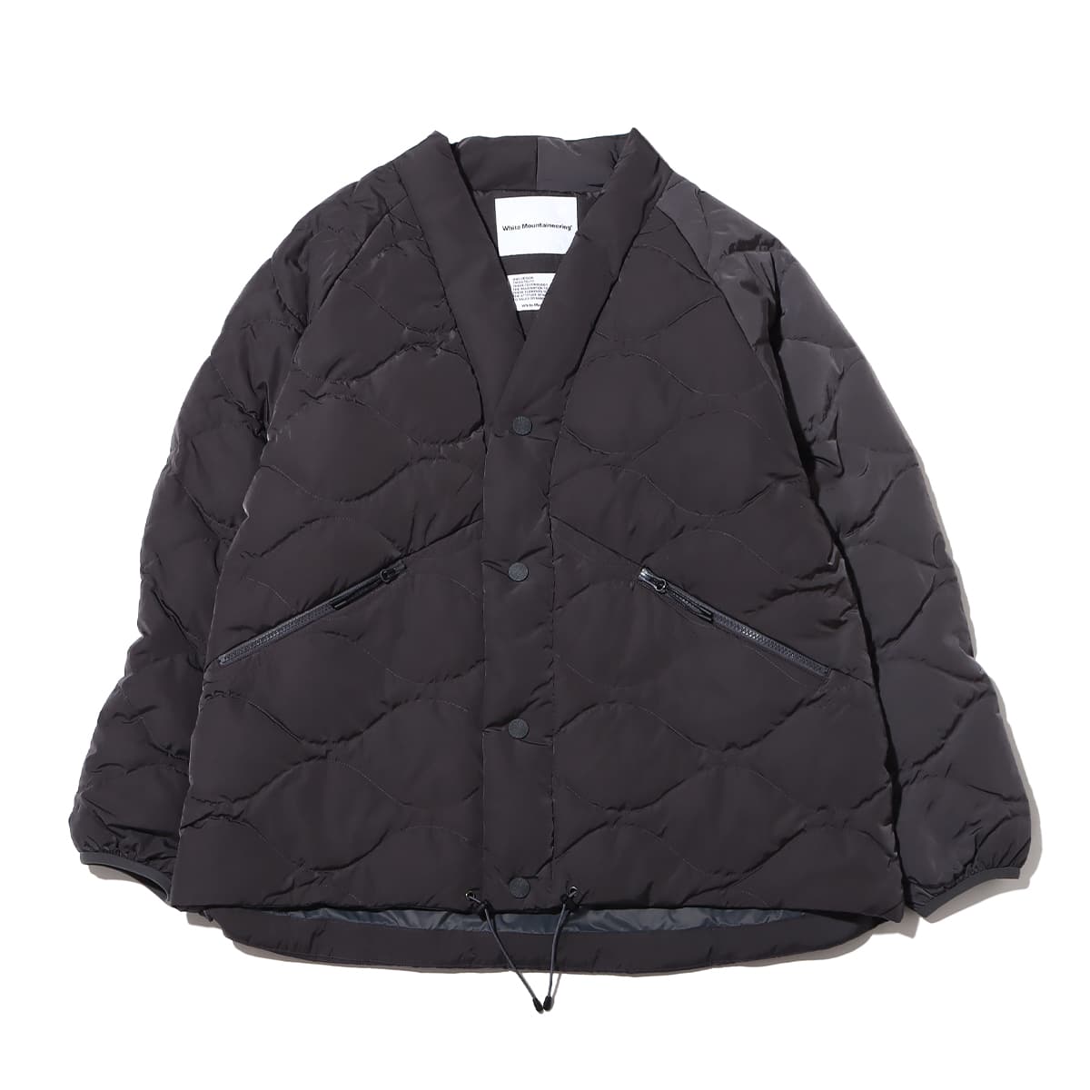 WHITE MOUNTAINEERING × TAION QUILTED HANTEN CHARCOAL 22FA-I