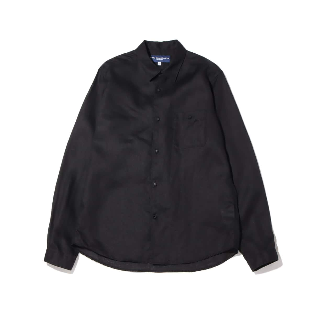 WHITE MOUNTAINEERING LINEN SHIRT BLACK 21SP-I