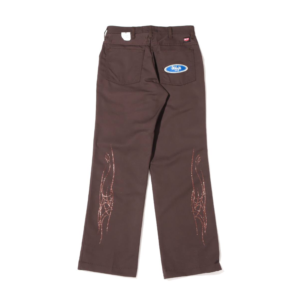 Whip Station Pinstriping Work Pants BROWN 21HO-I