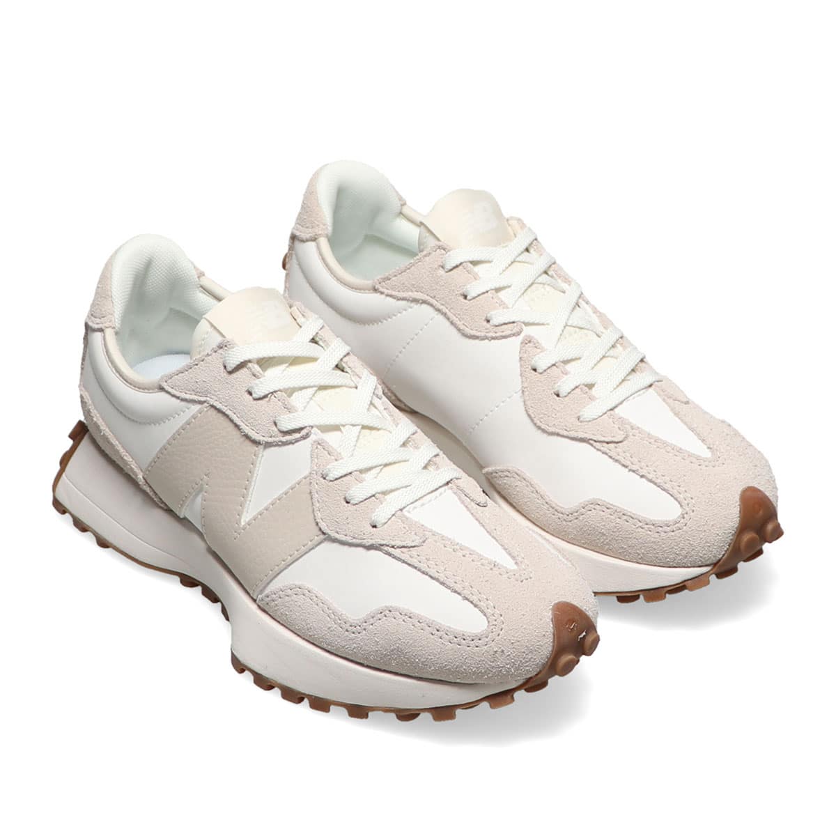 New Balance ニューバランス ベージュ 24.5cmスニーカー - スニーカー