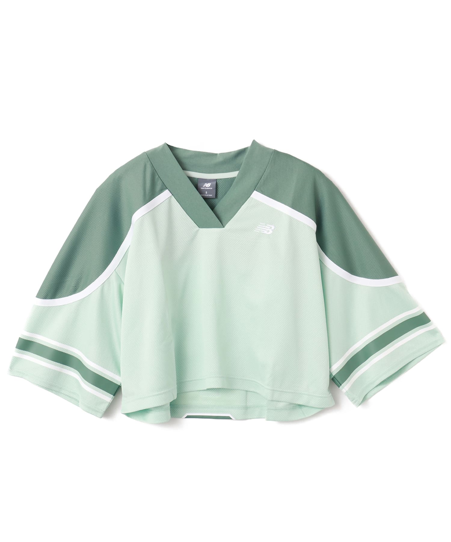 New Balance Jersey Mesh S/S T Shirt クレイアッシュのメイン画像