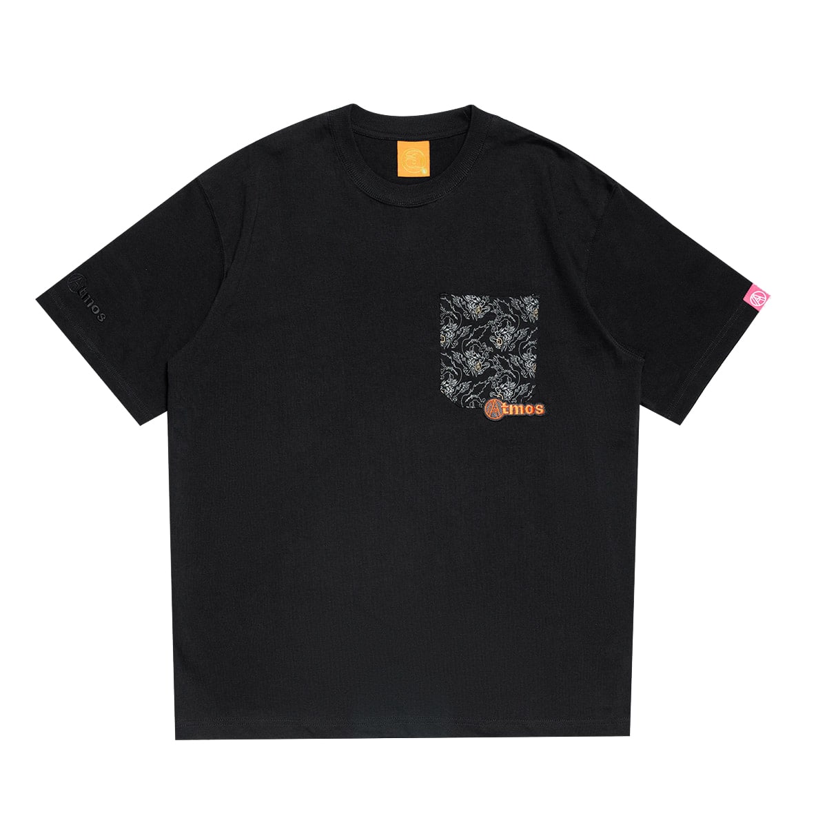 AGAINST LAB X ATMOS CAMO PKT. TEE BLACK（アゲインスト ラボ X