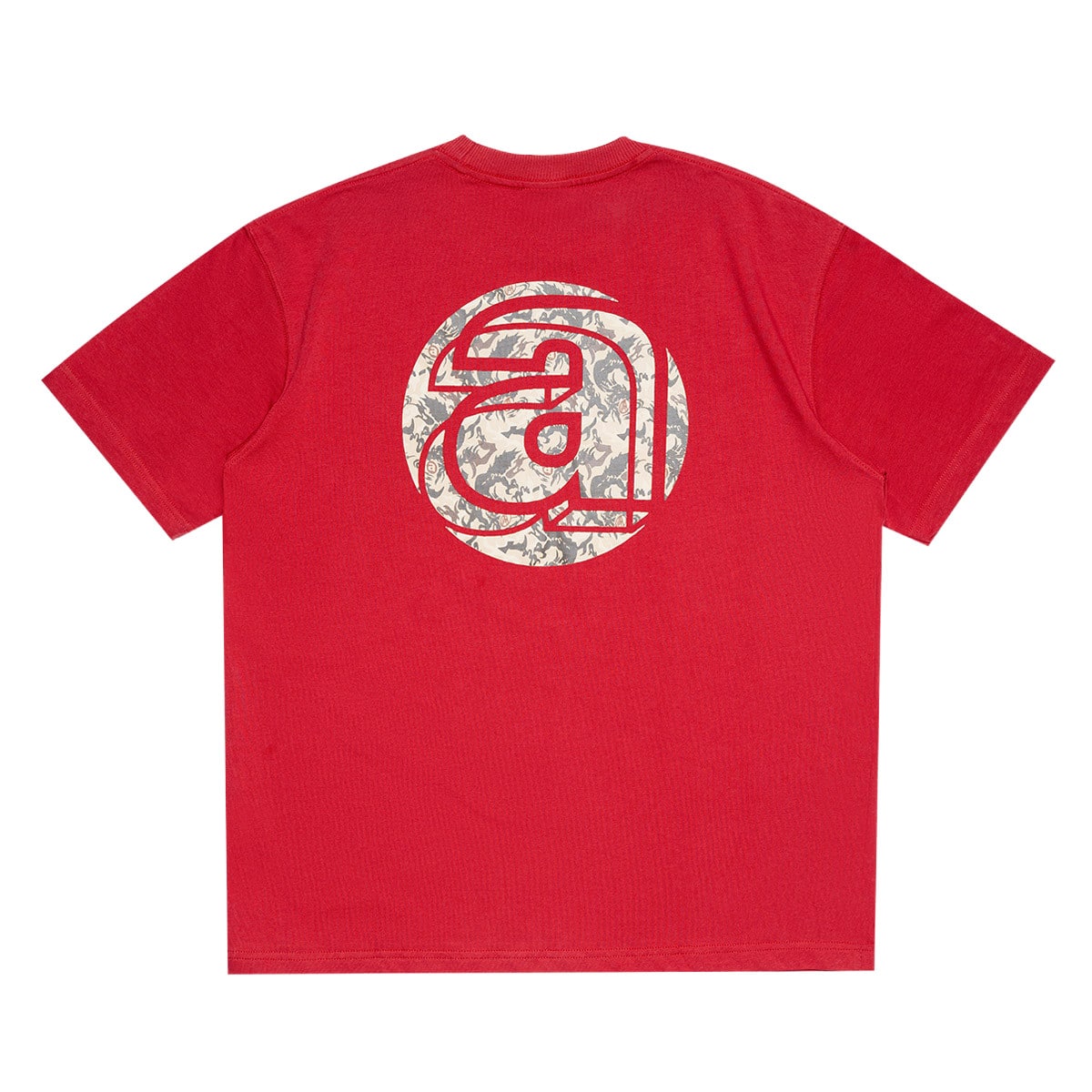 AGAINST LAB X ATMOS DRAGON LOGO TEE MAROONのメイン画像
