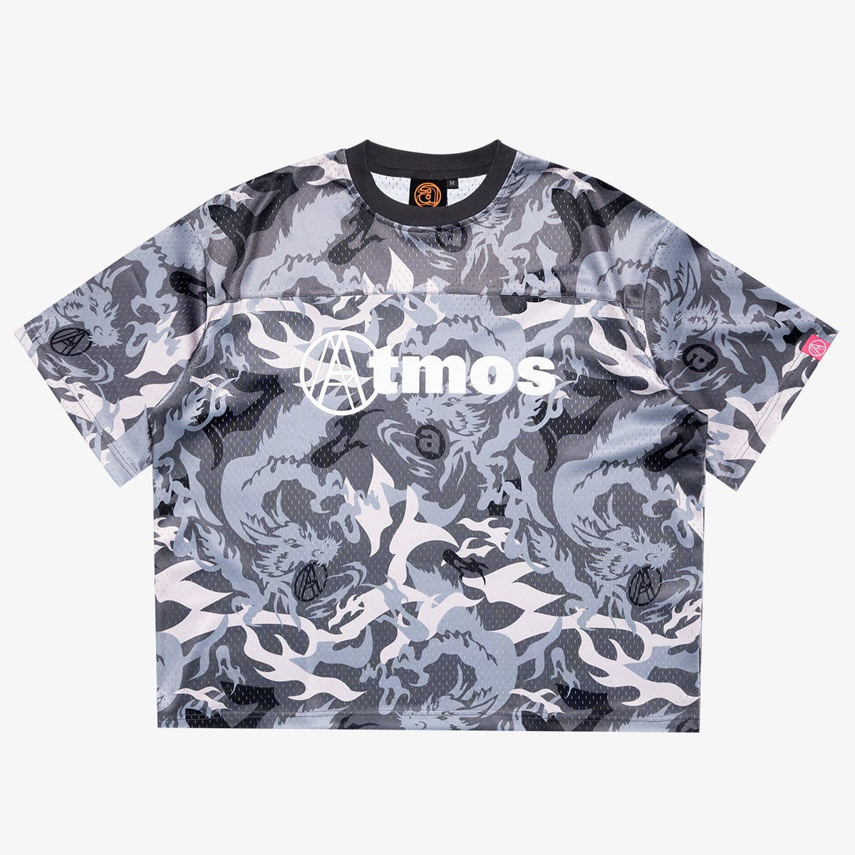AGAINST LAB X ATMOS CAMO MESH TEE GRAY（アゲインスト ラボ X